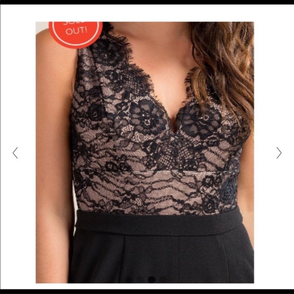 BNWT Francescas Lace Top Jumpsuit - Picture 3 of 4